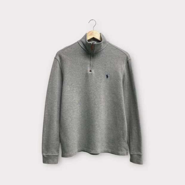 폴로 랄프로렌 그레이 반집업 S