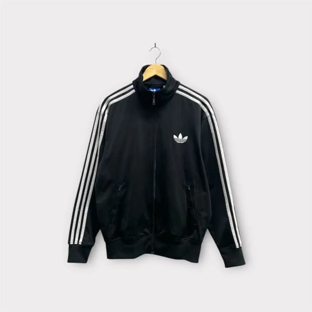 아디다스 파이어버드 블랙 트랙탑 져지 M