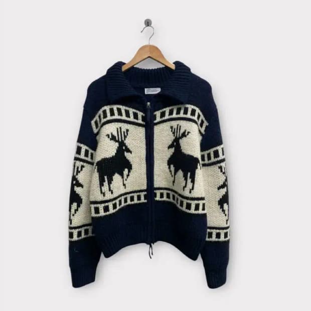 파르티멘토 코위찬 니트 노르딕 집업 가디건 free