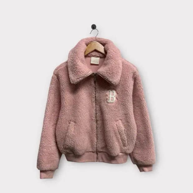 MLB 양털뽀글이 점퍼 85  XS-M