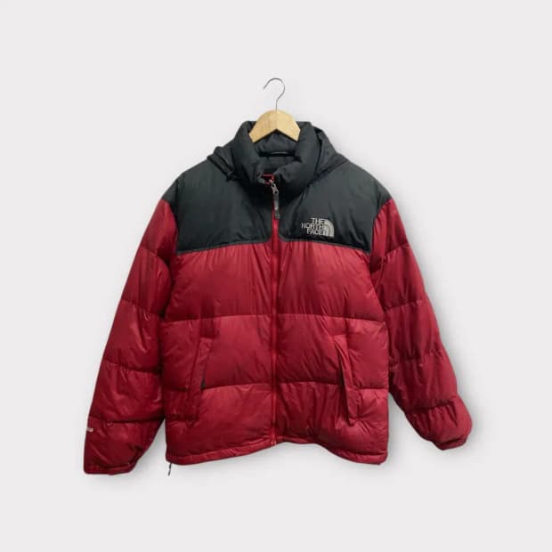 노스페이스 레드 눕시 패딩 95