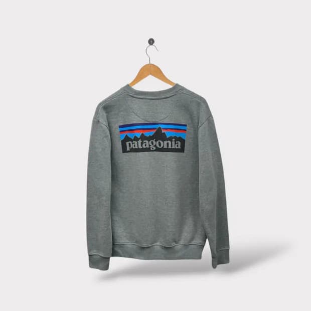 파타고니아 그레이 기모 맨투맨 M