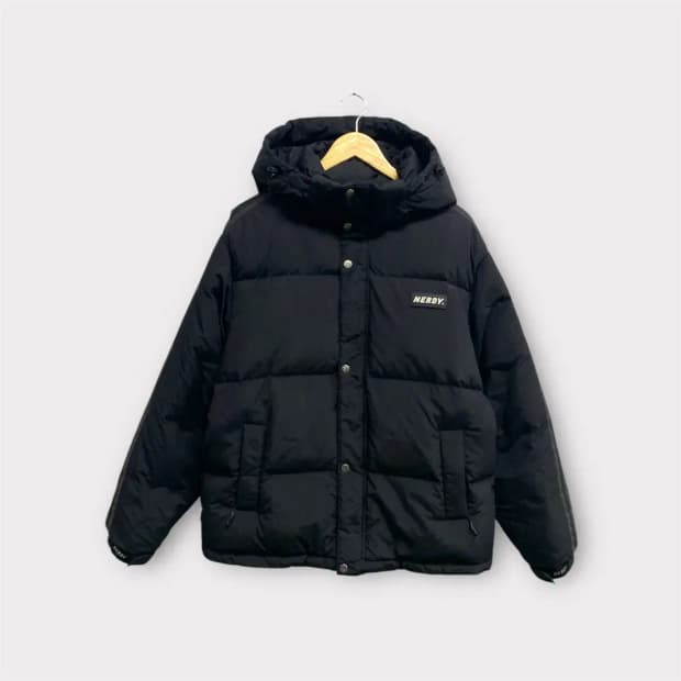 널디 덕다운 패딩 블랙 M