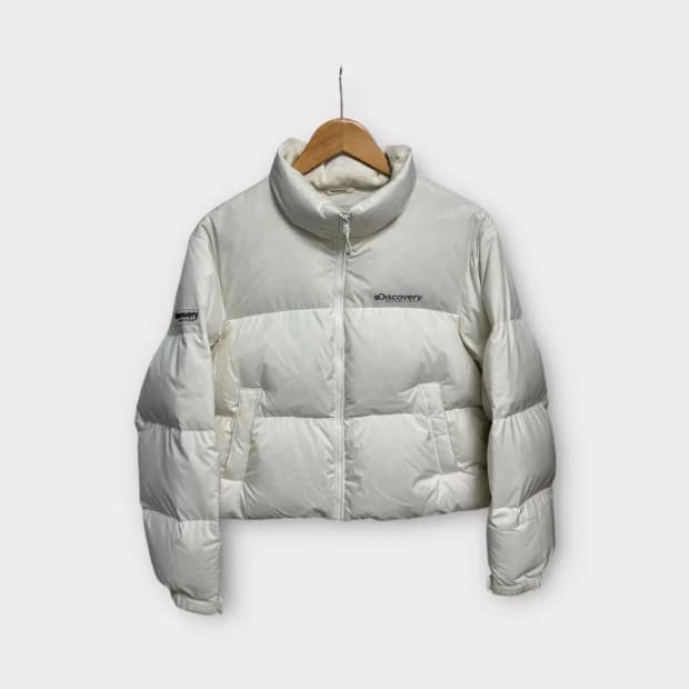 디스커버리 덕다운 숏패딩 95