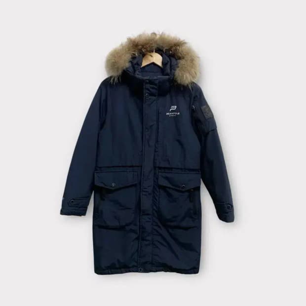 빈폴 너구리털 덕다운 패딩 85