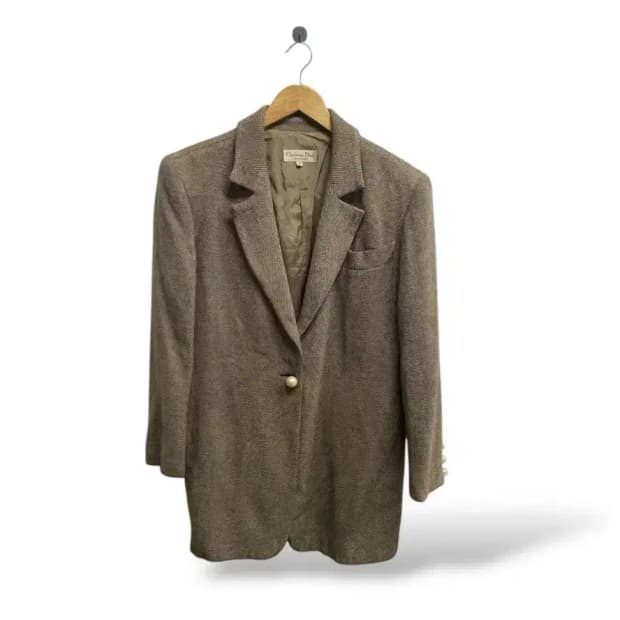 크리스찬디올 헤링본 진주 모직자켓 free