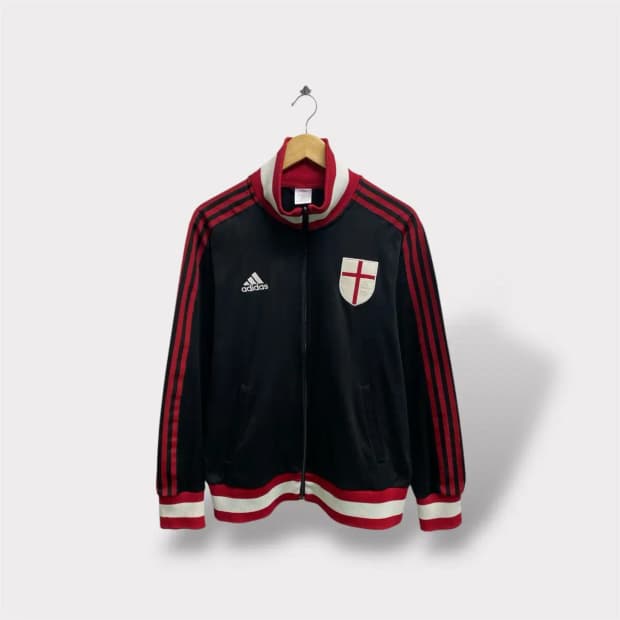 아디다스 AC밀란 트랙탑 져지 블랙 XL