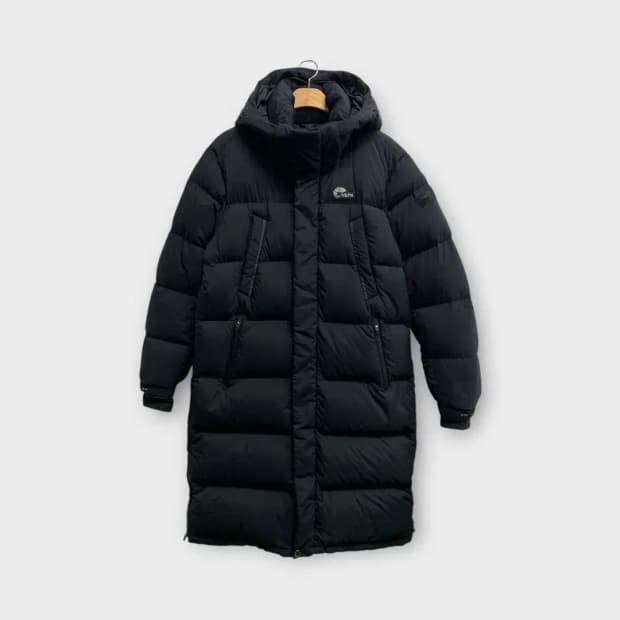 NEPA 네파 블랙 구스다운 롱패딩 L