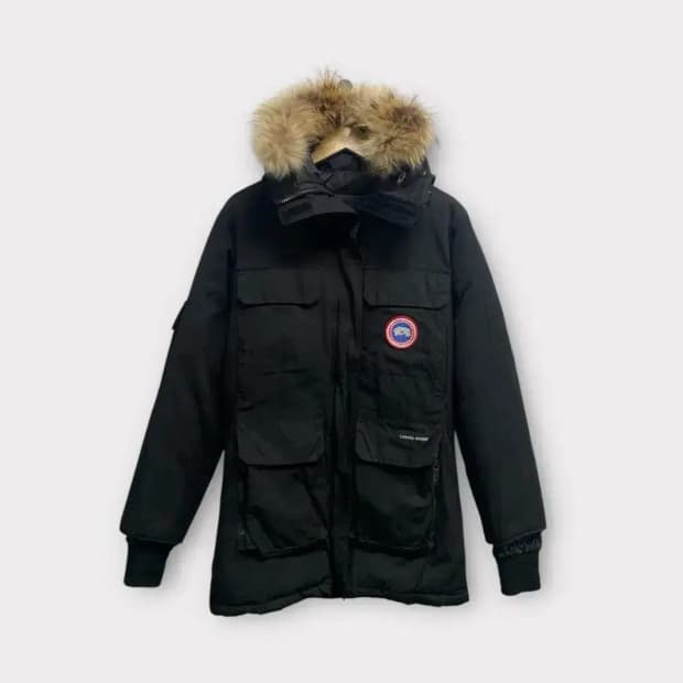 캐나다구스 익스페디션 블랙 패딩 S