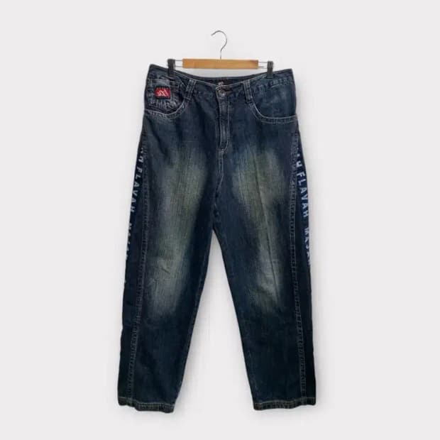 MF! 힙합 사이드로고 팬츠-34인치