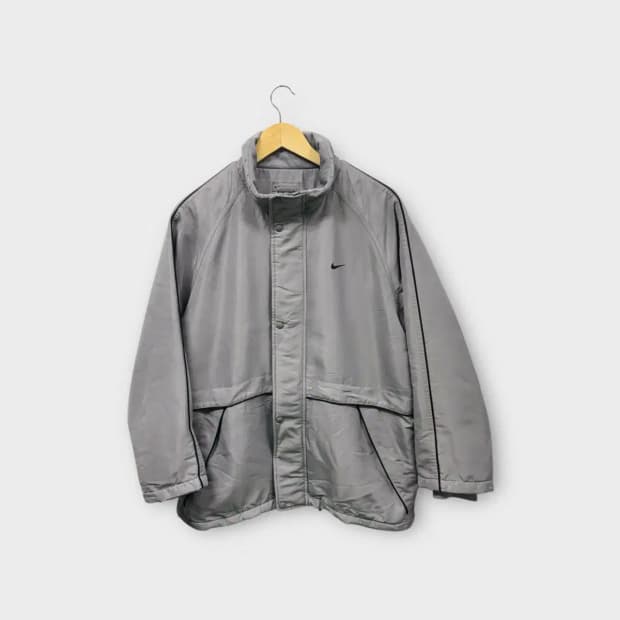 나이키 올드스쿨 누빔 점퍼 그레이-95