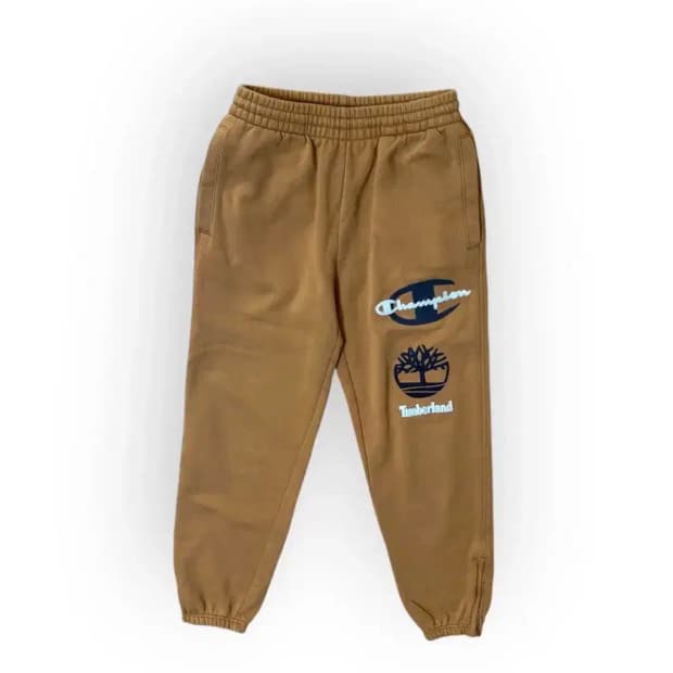 챔피온 X 팀버랜드 기모 스웻팬츠 된장컬러 S-M