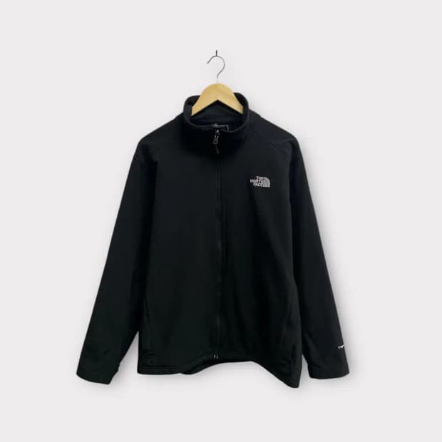노스페이스 블랙 후리스 집업  L