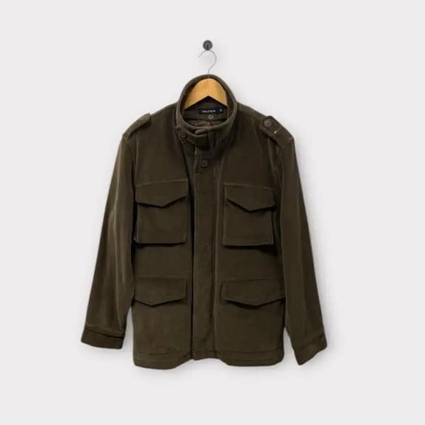 노티카 Nautica 코듀로이 퍼 필드자켓 S