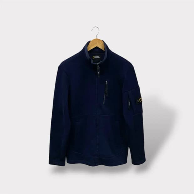 내셔널지오그래픽 몬타나 플리스 반집업 티셔츠 L