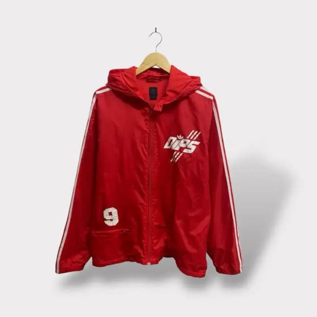 아디다스 올드스쿨 유로판 후드 바람막이 L