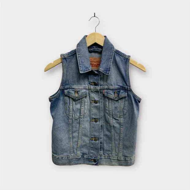 리바이스 Levi's 데님 포켓 베스트-85