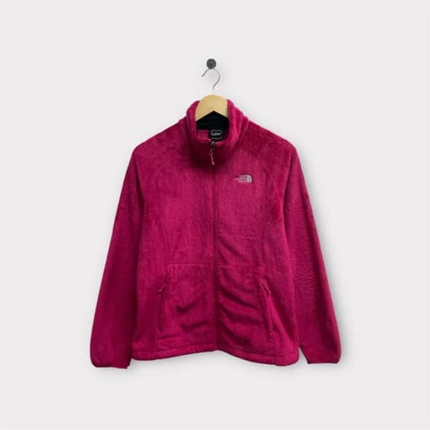 노스페이스 여성 플리스 핫핑크 재킷 M