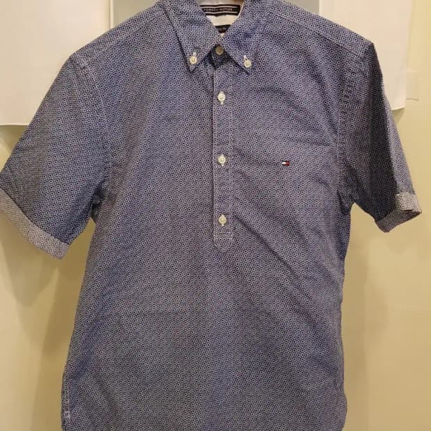 타미힐피거 헨리넥 셔츠 남방