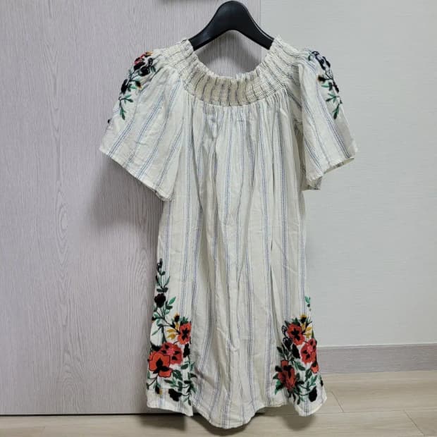 자라 블라우스 원피스