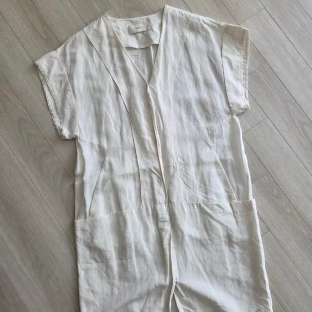 한섬 시스템 린넨 아우터