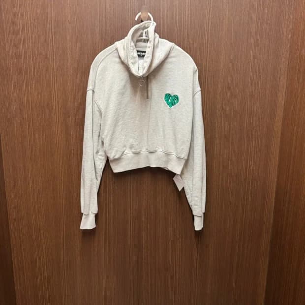 널디 Nerdy 숏 반집업 티셔츠