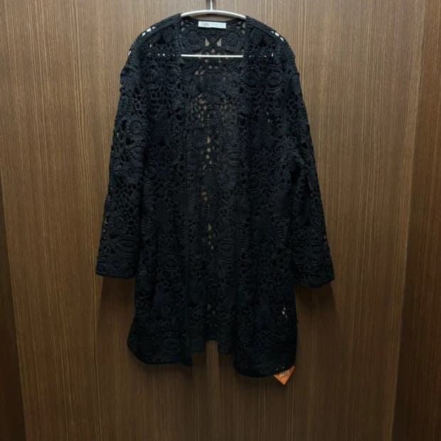 자라 크로쉐 가디건