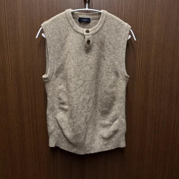 헤지스 니트 조끼