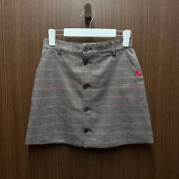 키르시 체크치마 스커트