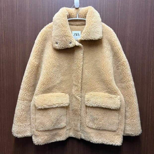 자라 테디베어 코트