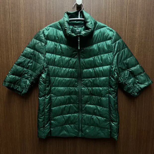 유니클로 반팔 패딩