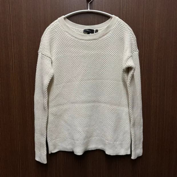 Theory 띠어리 아이보리 니트 스웨터