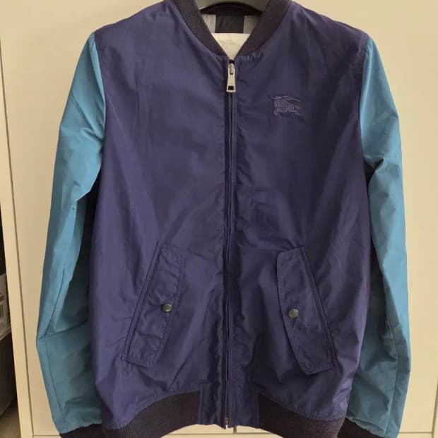 버버리 블루종 점퍼 164cm/14Y