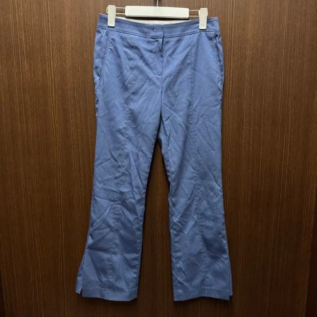 오브제 세미부츠컷 바지 팬츠