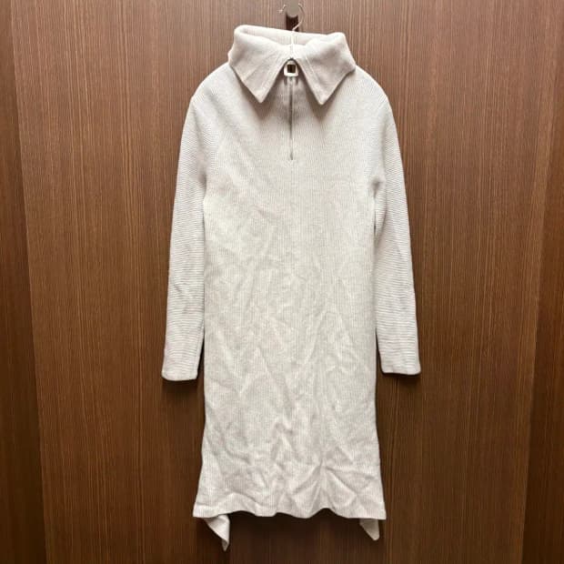 한섬 시스템 니트 롱 원피스