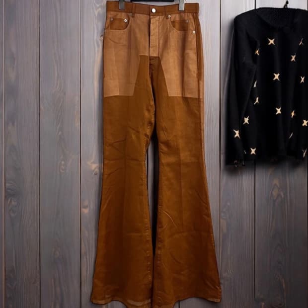 릭오웬스 볼란 부츠컷 팬츠