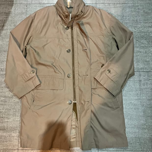 일본빈티지 barl 올드스쿨아메카지 혁오풍 신슐레이티드 하이넥 사파리자켓