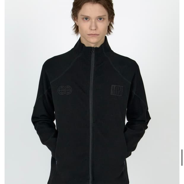 MPa RIBBED ZIP JACKET (BLACK)