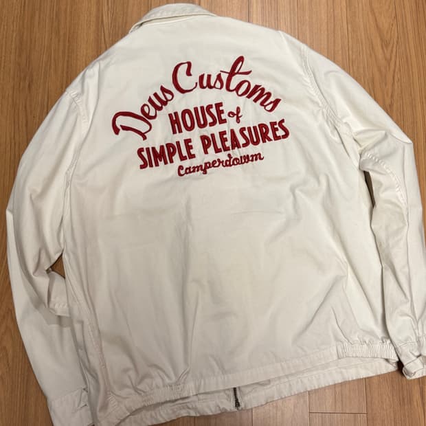 데우스 걸프 드리즐러 자켓 화이트 XL