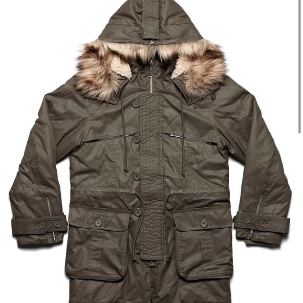 레이서월드와이드 파카 자켓 m