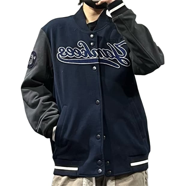 mlb 뉴욕양키즈 네이비 바시티자켓