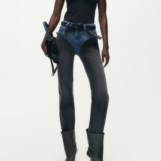 (36) H&m 글렌마틴스 투톤 스트레이트 레그진