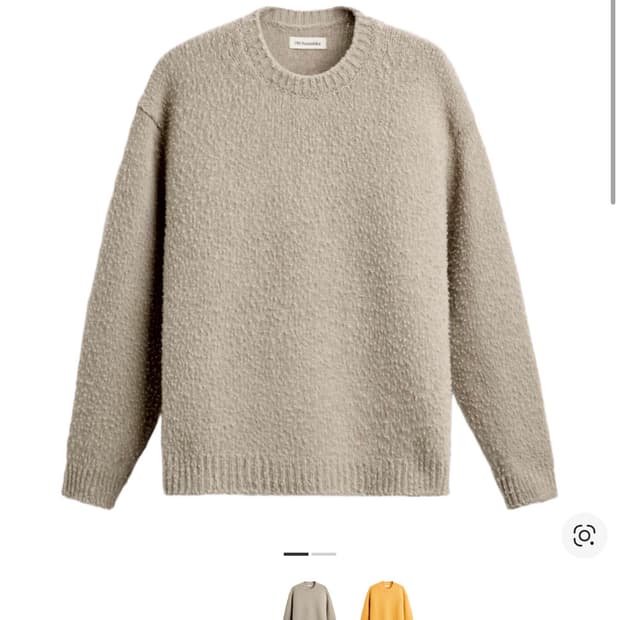 자라 나누시카 텍스처드 니트 M