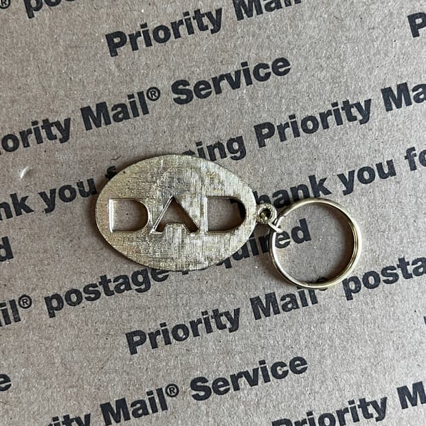 90s Vintage DAD Keyring