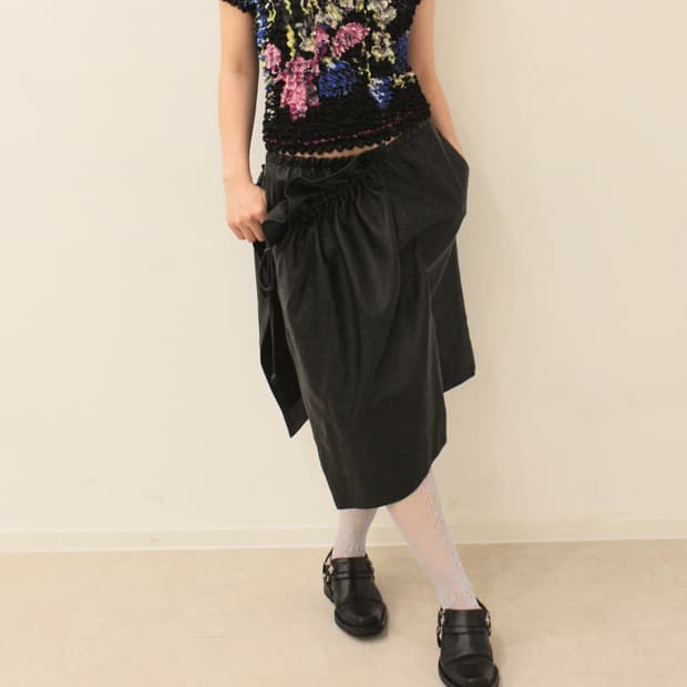 stella mccartney leather skirt