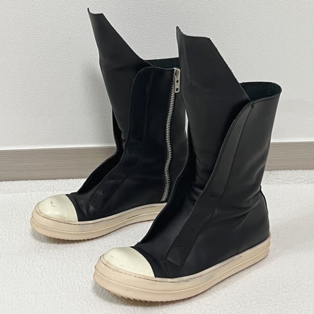 릭오웬스 15FW 롱라몬즈 부츠 블랙 LVBP