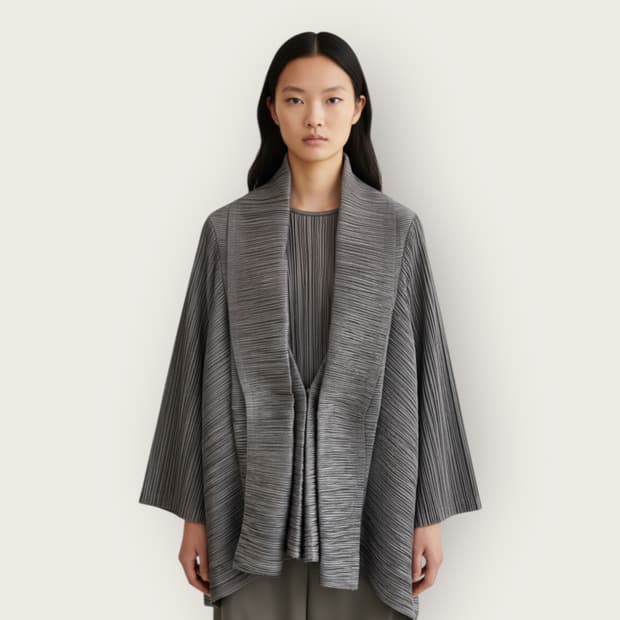 2/ 이세이미야케 00AW 아카이브 플리츠 자켓