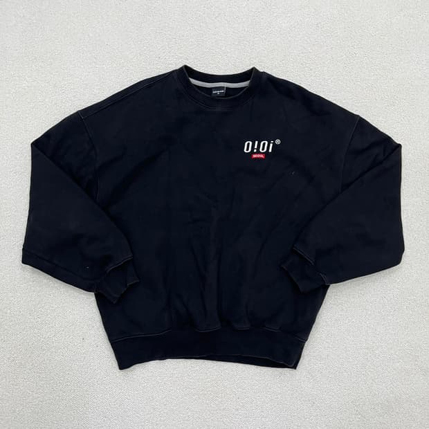 F 오아이오아이 스몰로고 맨투맨 0312M1