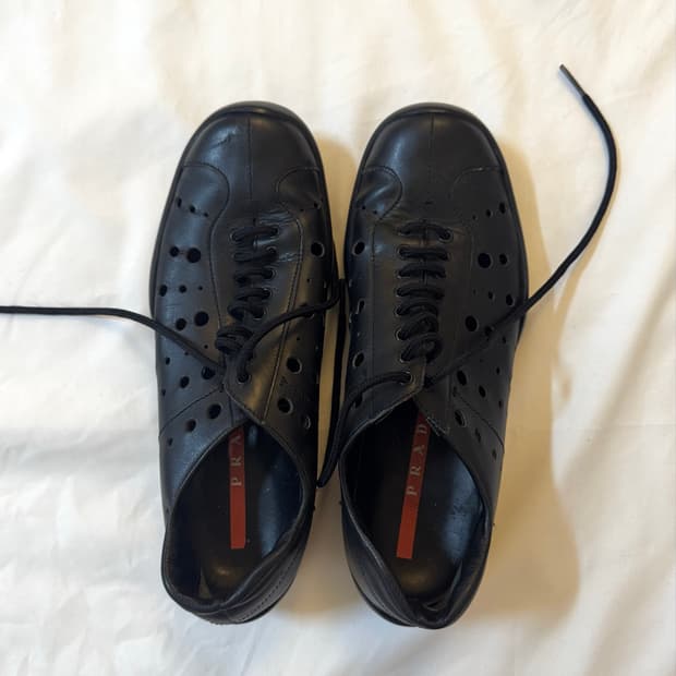 Prada Sports Punch-Hole Sneakers
