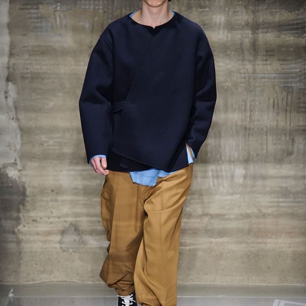 마르니 16aw 벨티드 팬츠 46